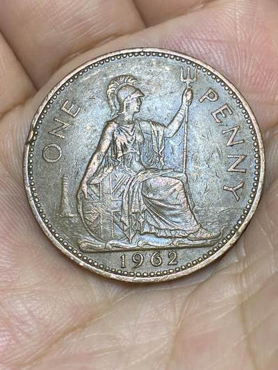 2025年第七十场(总第九十六场）外国好品散币(免佣金) - 英国🇬🇧1962年1便士(伊丽莎白二世青年桂冠)