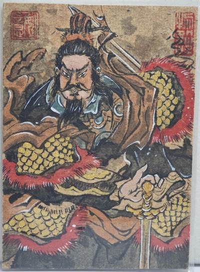 白泽拍卖卡牌手绘专场第21期（七月将残暑未收， 晚凉庭院独登楼） - 2024 绘之星手绘卡 持剑 罗菜菜亲签