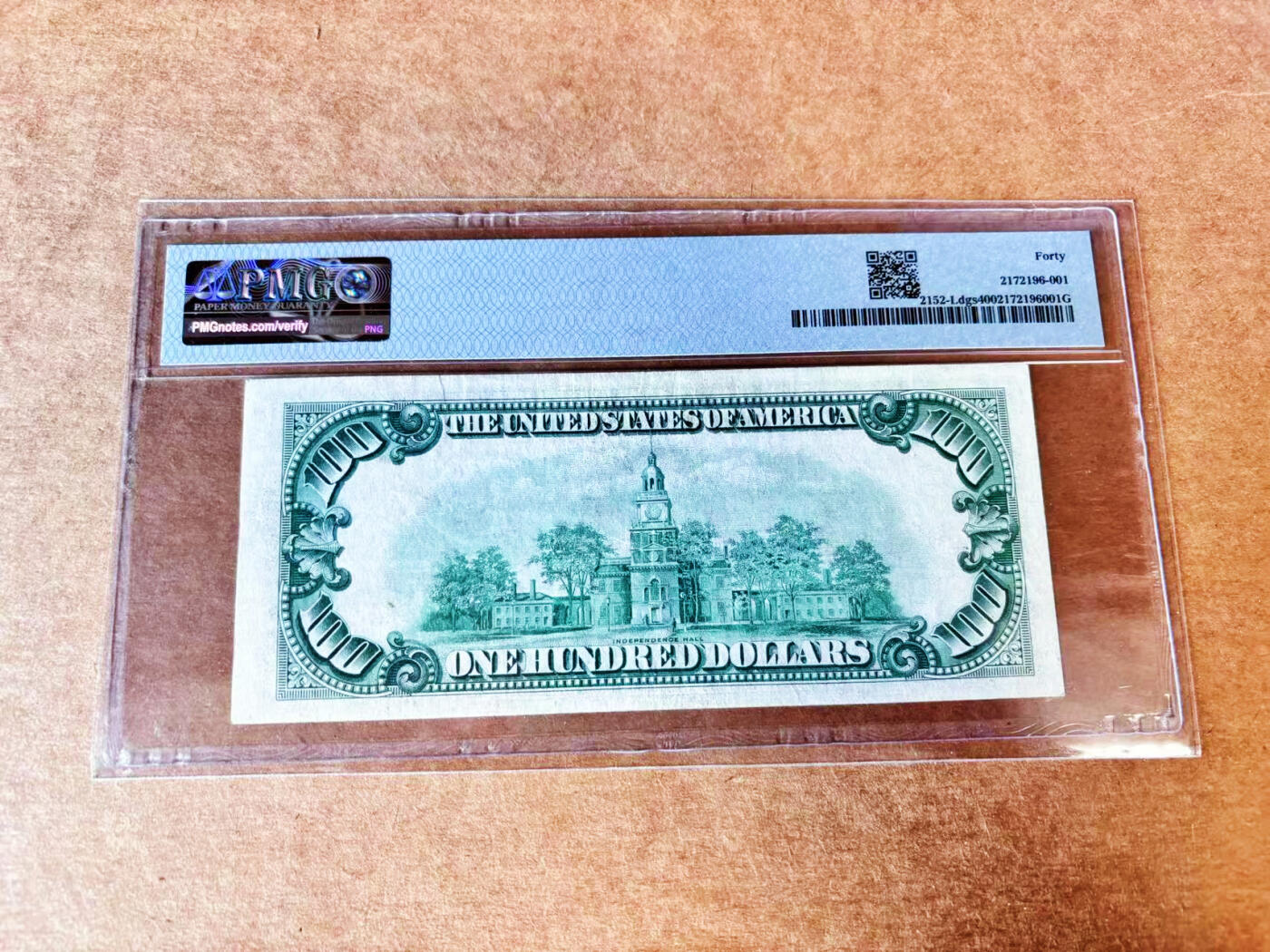【Blue Auction】世界纸币精拍第699期【精】——18级TOP拍卖/信誉/品质/专业/高效💫 美国 1934年100美金 少见旧金山版 PMG40