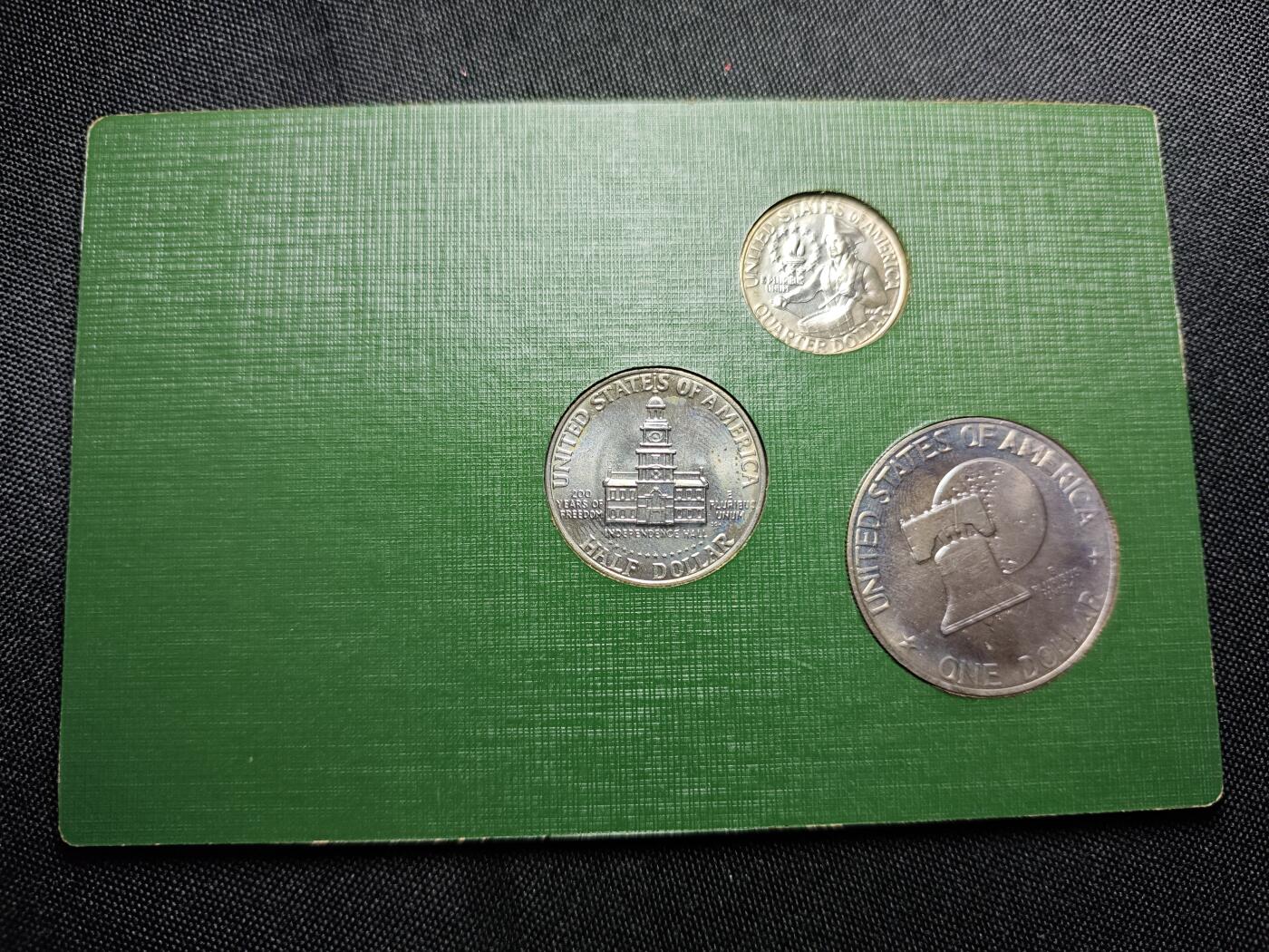 KK钱币收藏小铺 《批量/好品散币 套币 银币》专场 2月预留时间 周末发货  美国建国200周年套币