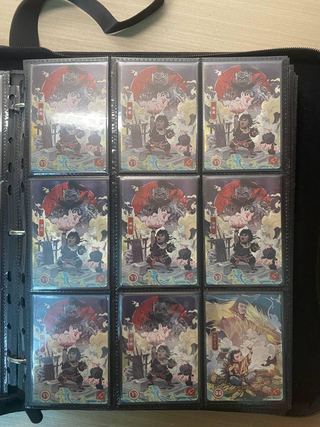 秋原瞳的小店第十八期（雨后夏天的那个傍晚🌆，泥土，青草，小青虾） 特稀——卡游三国9宫流年关羽，张飞，刘备，其中2张流年关羽是原膜，27张