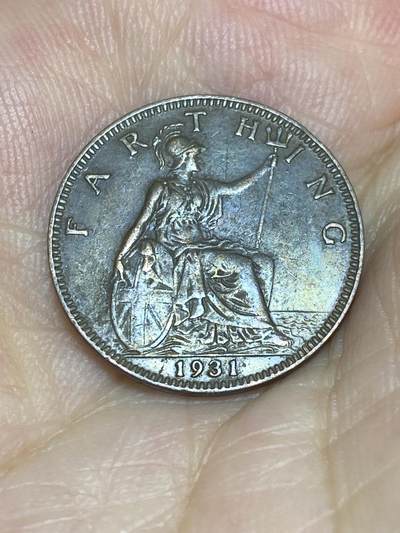 2025年第七十场(总第九十六场）外国好品散币(免佣金) - 英国🇬🇧1931年1法新(乔治五世第三版)