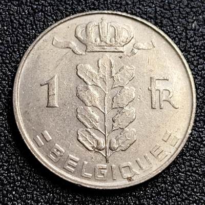 泉币菌-第62场-各国散币场 - 1972年 比利时早期1法郎 谷物女神