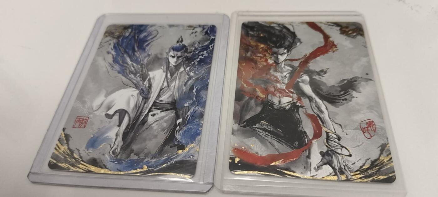 秋原瞳的小店第十八期（雨后夏天的那个傍晚🌆，泥土，青草，小青虾） 卡游哪吒灵焰包2弹scr一对