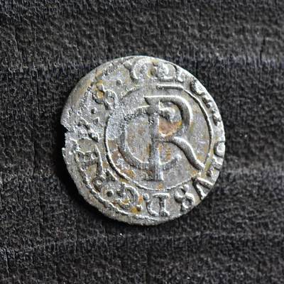 【良泉】【直播场】第三十五期，172组 银器、银饰、西方古代钱币专场，8月7日晚19.30点开拍！ - 公元1662年【瑞典·利沃尼亚】卡尔十一世国王，银索利多，0.52克