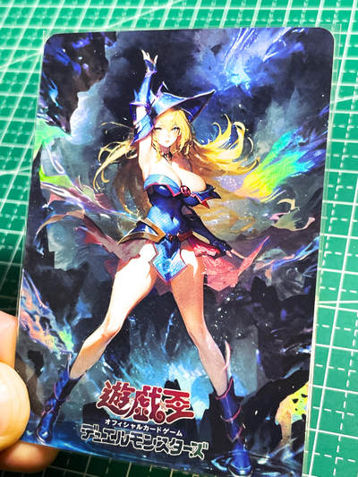 显眼宝24期 个人精选 - 卡将卡牌   单卡系列   游戏王魔导少女 1张  折光彩闪工艺   大卡尺寸63*88