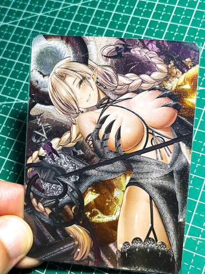 显眼宝24期 个人精选 - 五月卡牌   碧蓝美女线描系列    1张   粗闪精扣工艺   大卡尺寸63*88 3号