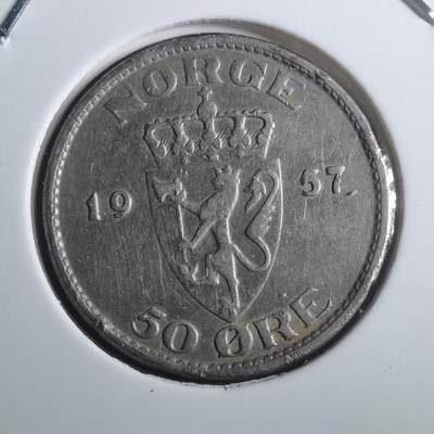 沼泽如烟--第793场 - 挪威1957年50欧尔