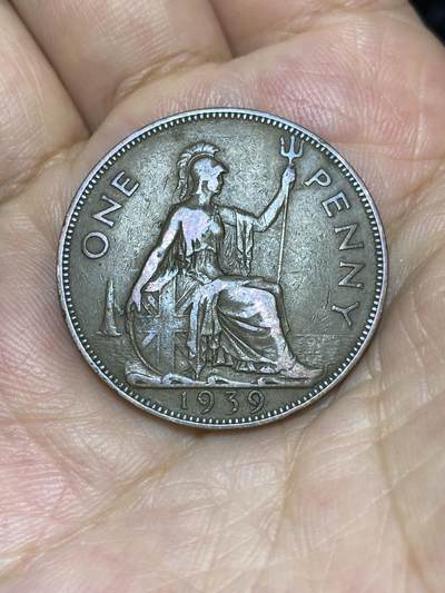 2025年第七十场(总第九十六场）外国好品散币(免佣金) - 英国🇬🇧1939年1便士(乔治六世第一版，印度皇帝加字版)