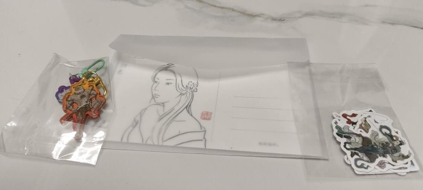 秋原瞳的小店第十八期（雨后夏天的那个傍晚🌆，泥土，青草，小青虾） 非严邮政线稿中福妲己，卡背二郎神，双签，送钥匙扣和冰箱贴