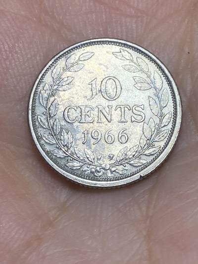 2025年第七十一场(总第九十七场）外国好品散币(免佣金) - 利比里亚🇱🇷1966单年份10分