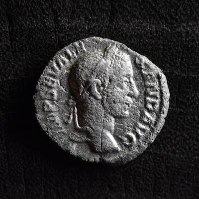【良泉】【直播场】第三十五期，172组 银器、银饰、西方古代钱币专场，8月7日晚19.30点开拍！ - 公元229年【古罗马】塞维鲁·亚历山大，战神阿瑞斯（玛尔斯）银币，第二次币制改革时期发行（极短，仅几个月）1.74克