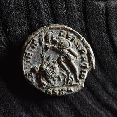 【良泉】第37期【直播场】9月4日晚19.30点开拍！ 160组，西方古代钱币、丝路金银铜件专场 - 【美品】公元337-361年【古罗马】君士坦提乌斯二世，重新幸福时光铜币，1.93克