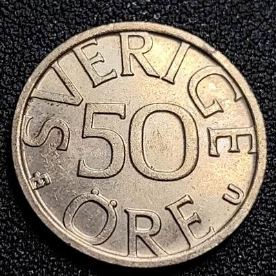 泉币菌-第62场-各国散币场 - 瑞典王国 1978年50欧尔镍币 古斯塔夫国王 22mm