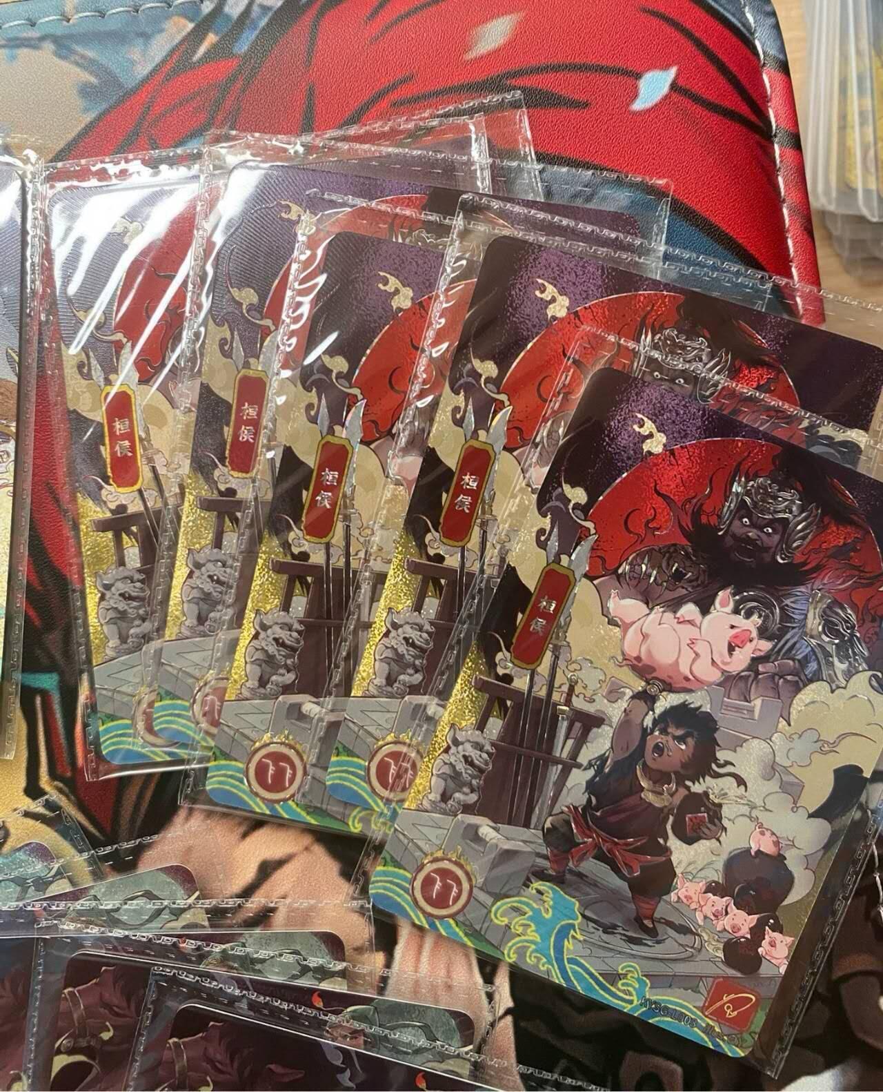 秋原瞳的小店第十八期（雨后夏天的那个傍晚🌆，泥土，青草，小青虾） 卡游三国流年张飞5张原膜，收藏党必备