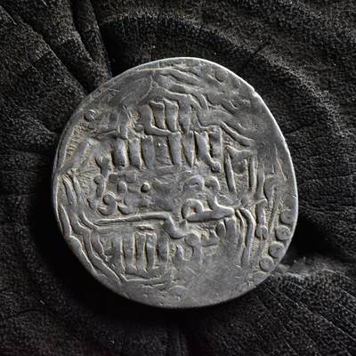 【良泉】【直播场】第三十五期，172组 银器、银饰、西方古代钱币专场，8月7日晚19.30点开拍！ - 【粗字版】公元1295-1304年【蒙古帝国】伊尔汗国，合赞汗“三体文”银币，2.27克