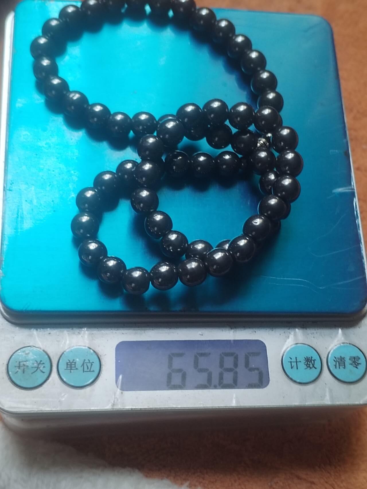 玉石 手串 手镯 手链专场 硒 项链一条。
