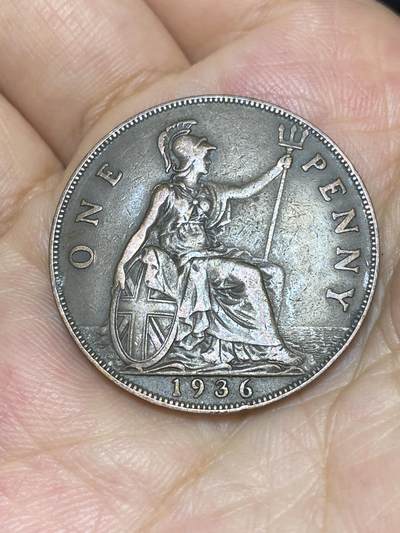 2025年第七十场(总第九十六场）外国好品散币(免佣金) - 英国🇬🇧1936年1便士(乔治五世逝世年，第三版关门年)