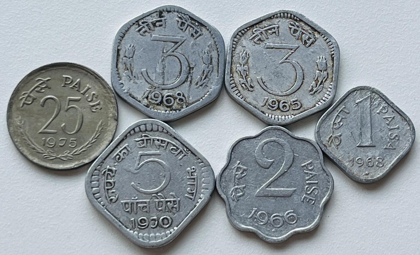 神仙姐姐-中外币专场19 印度6枚