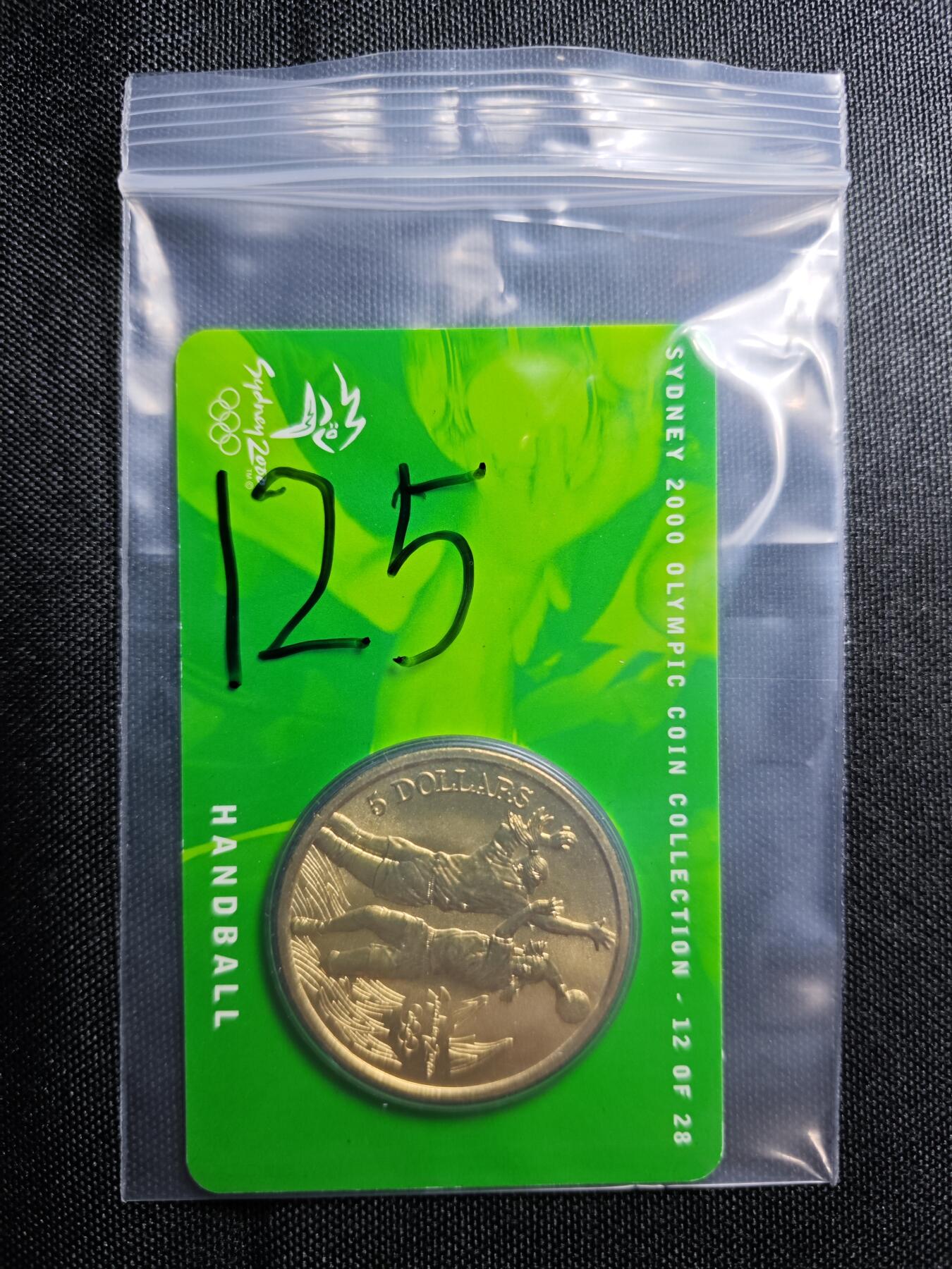 KK钱币收藏小铺 《批量/好品散币 套币 银币》专场 2月预留时间 周末发货   2000澳大利亚5澳元 奥运纪念币 卡套