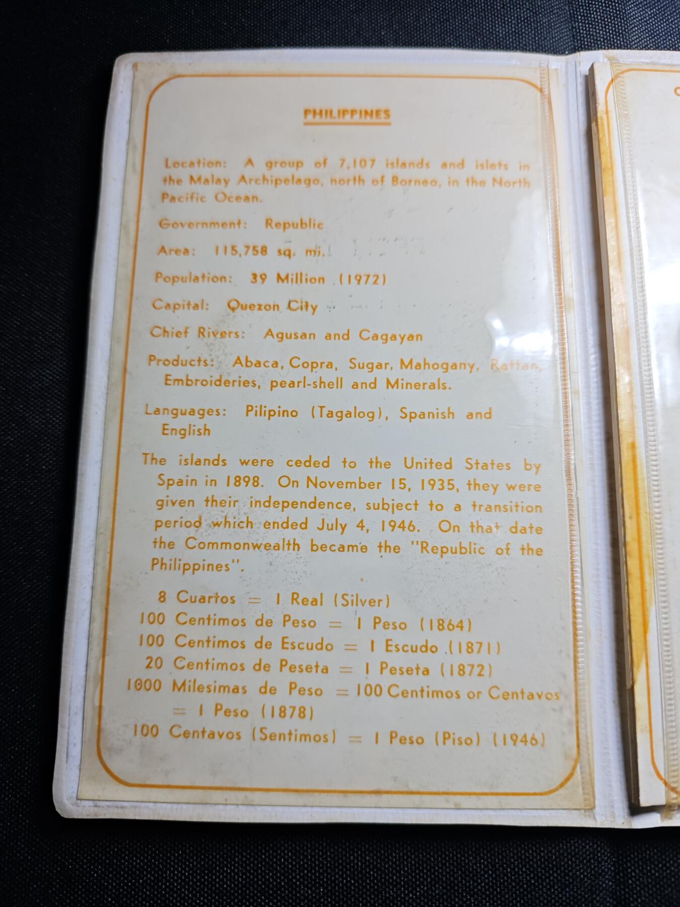 KK钱币收藏小铺 《批量/好品散币 套币 银币》专场 2月预留时间 周末发货   菲律宾套币 带打铁女神3面值 褐本