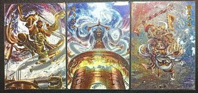 天玑星卡拍第一百零八期《7.28周一截拍》持续收拍收评中 满赠卡需备注 - 卡德曼 西游记 虎力大仙+羊力大仙+辟尘大王 粗闪 三张