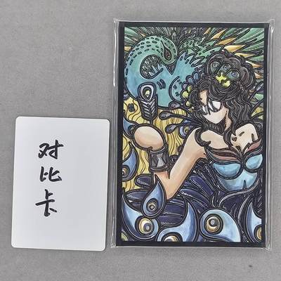 龙虎卡牌第四十九场 （无佣金，满120包邮，欢迎送拍，摩点开车） - A6色纸 waiwai-甄姬