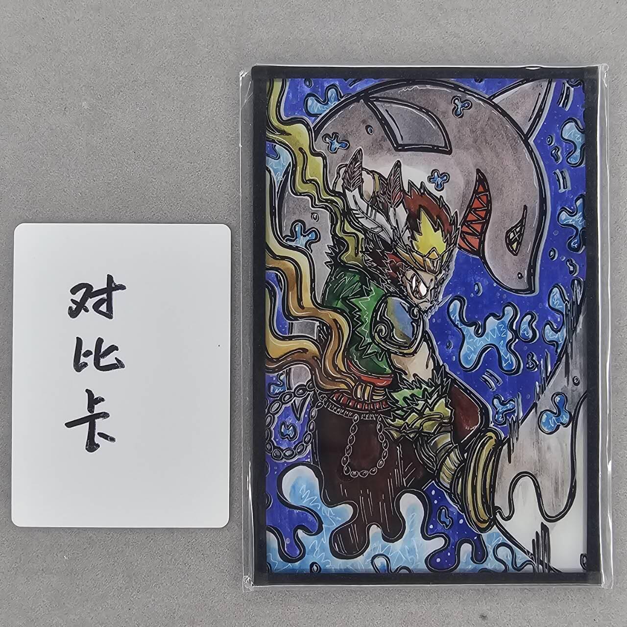 龙虎卡牌第四十七场 （无佣金，满120包邮，欢迎送拍） A6色纸 waiwai-甘宁
