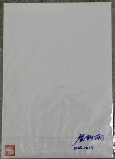 白泽拍卖卡牌手绘专场第21期（七月将残暑未收， 晚凉庭院独登楼） 2025 黄诗雨复制画 画壁 黄诗雨亲签 带亲签卡一张