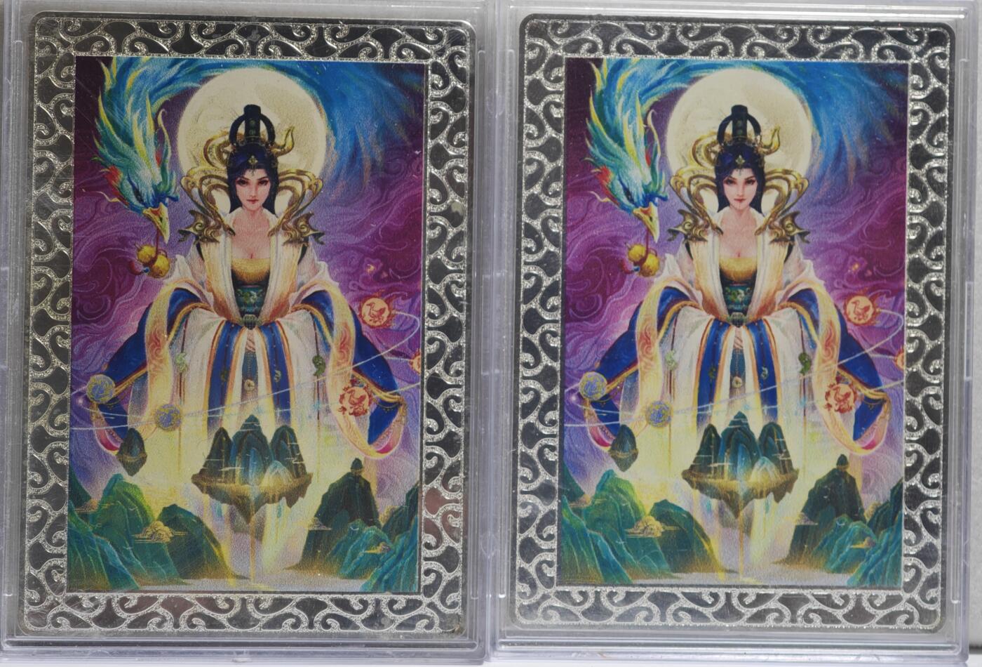 白泽拍卖卡牌手绘专场第21期（七月将残暑未收， 晚凉庭院独登楼）