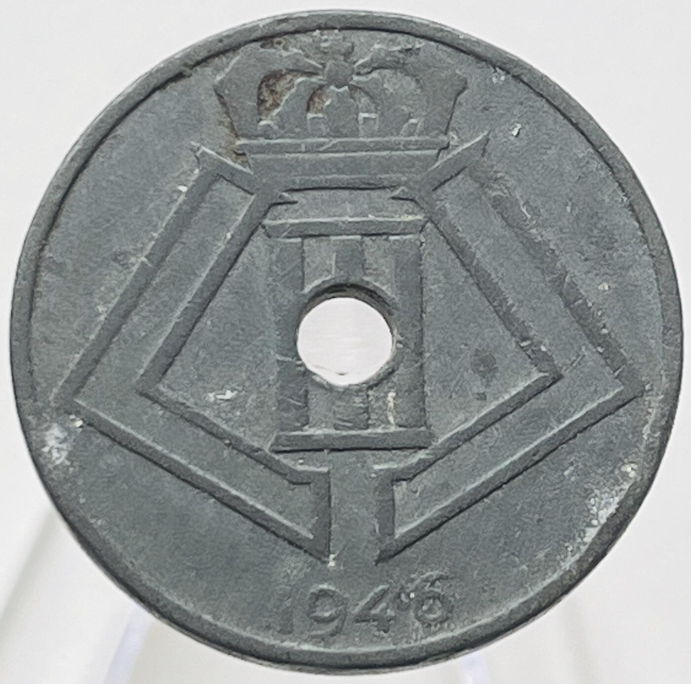 神仙姐姐-中外币专场19 1946年德占比利时25分