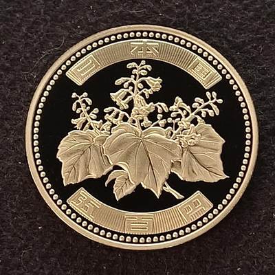 【全场包邮】纯粹捡漏拍445场 - 日本平成29年桐花500円精制币