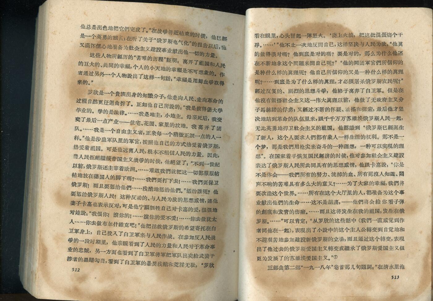 沧河堂书籍003 1959年 苦难的历程