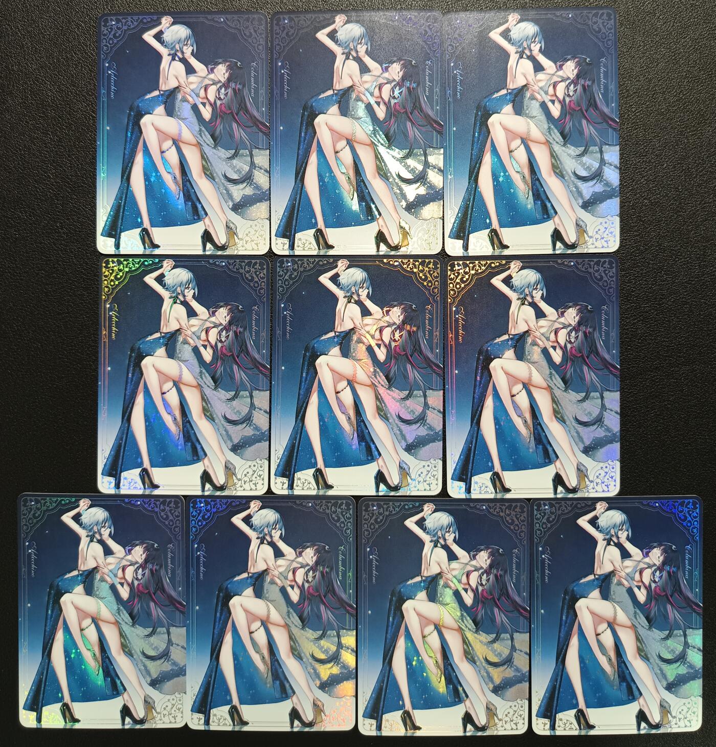天玑星卡拍第一百零八期《7.28周一截拍》持续收拍收评中 满赠卡需备注 驴歪歪卡牌 原神双人舞 十张 自制卡
