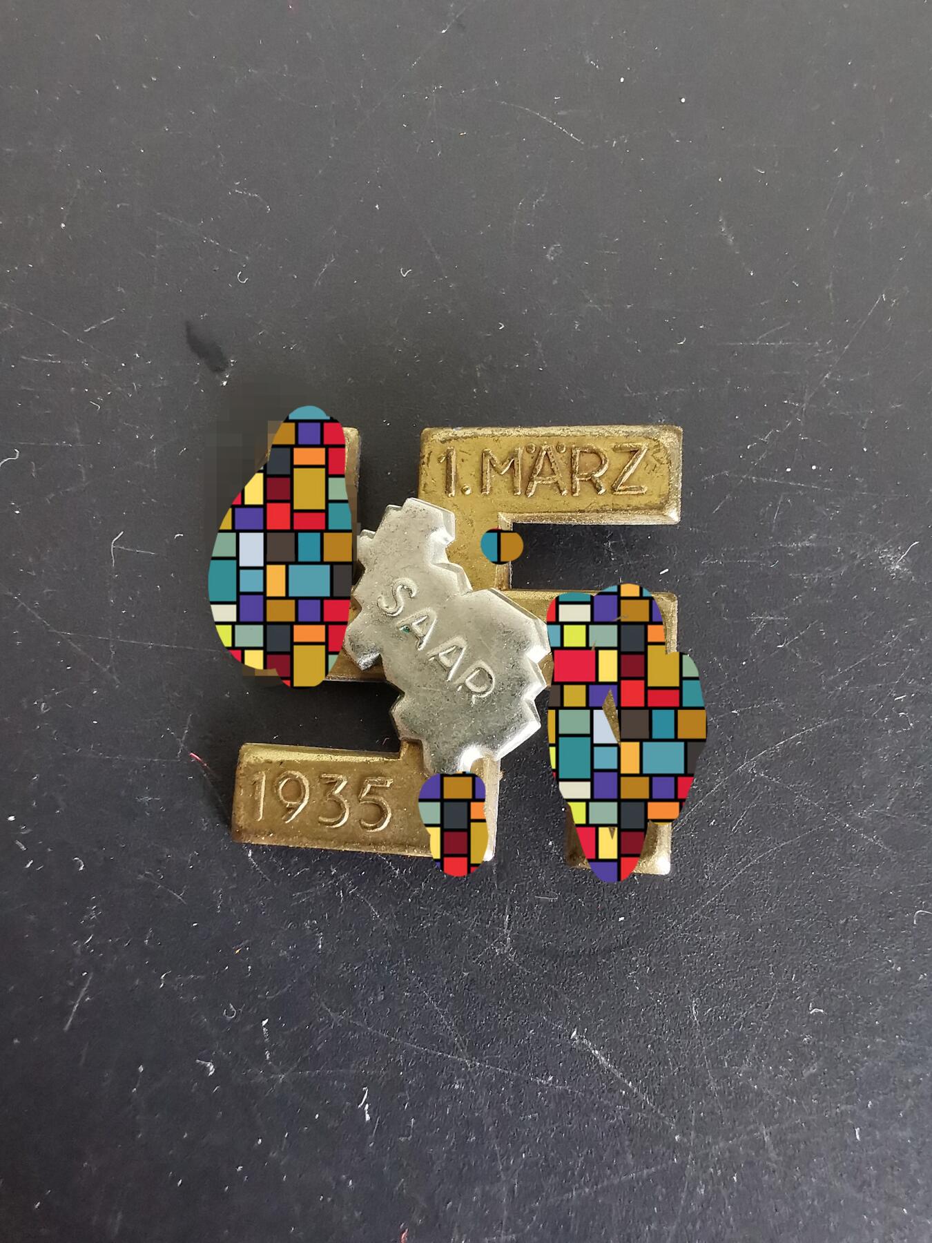 老王徽章第137期 德三1935萨尔回归证章