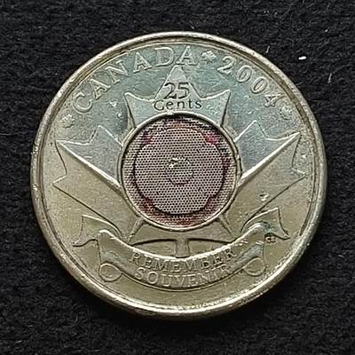 【全场包邮】纯粹捡漏拍445场 - 加拿大2004年25分
