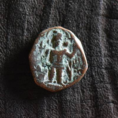 【良泉】【直播场】第三十五期，172组 银器、银饰、西方古代钱币专场，8月7日晚19.30点开拍！ - 【极美品】公元260-290年【萨珊-贵霜沙】卑路斯一世，铜币，2.21克
