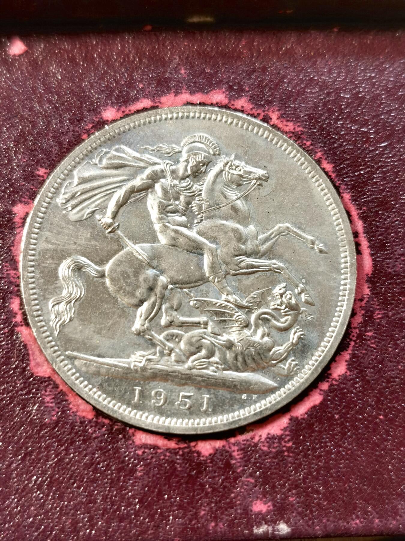  甄臻铺-世界币章拍卖（第26期），送拍享返佣金等优惠多多 英国1951年镊马剑，最后的马剑盒证全