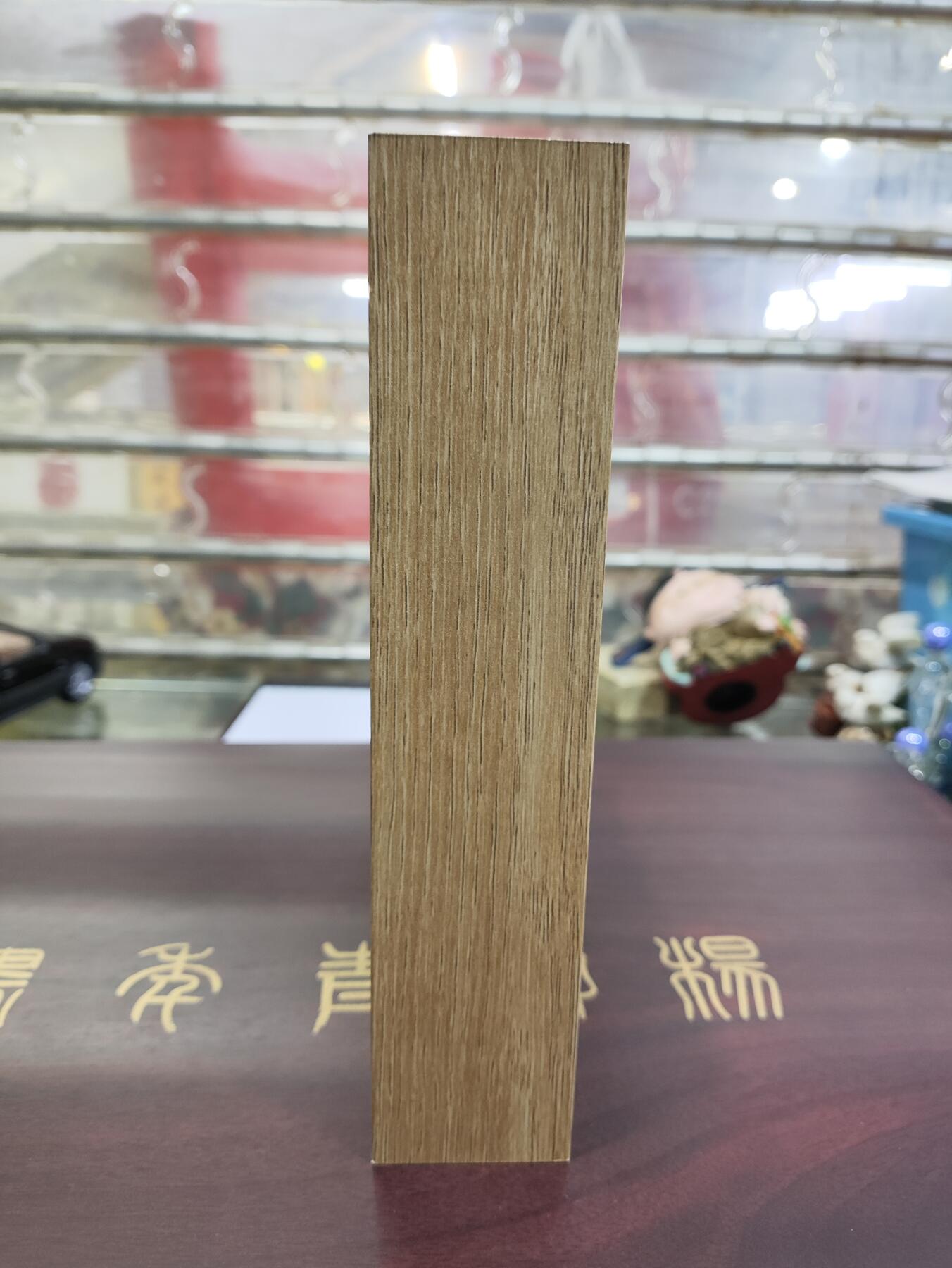搬档清货：杂七杂八A 天然树叶雕刻画摆件-唐婉儿，原木色双层玻璃框，14.5*18.8*4cm左右