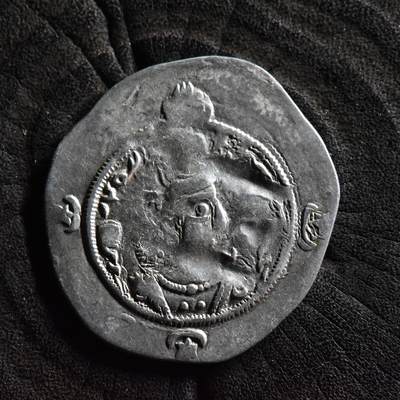 【良泉】【直播场】第三十五期，172组 银器、银饰、西方古代钱币专场，8月7日晚19.30点开拍！ - 公元579-590年【萨珊帝国】霍米兹德四世，一德拉克马，4.08克