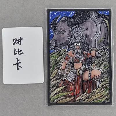 龙虎卡牌第四十七场 （无佣金，满120包邮，欢迎送拍） - A6色纸 waiwai-祝融