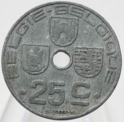 神仙姐姐-中外币专场19 - 1946年德占比利时25分