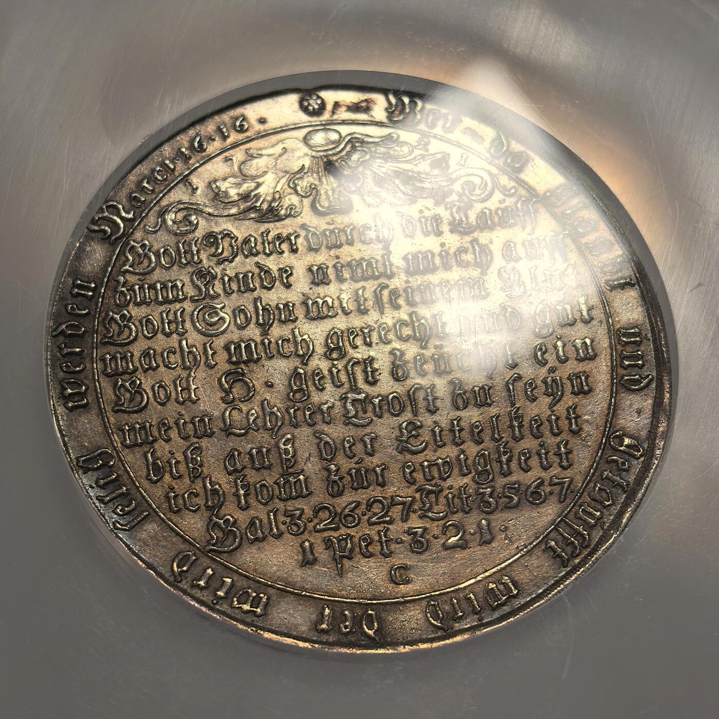 博洋堂德系小专场暨第132期（全场包邮） NGC AU 1721年德国哈兹洗礼泰勒大银币