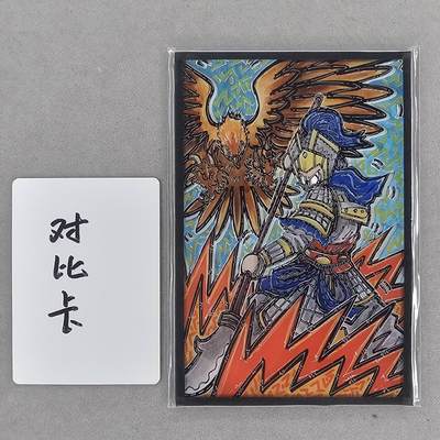 龙虎卡牌第四十九场 （无佣金，满120包邮，欢迎送拍，摩点开车） - A6色纸 waiwai-张辽
