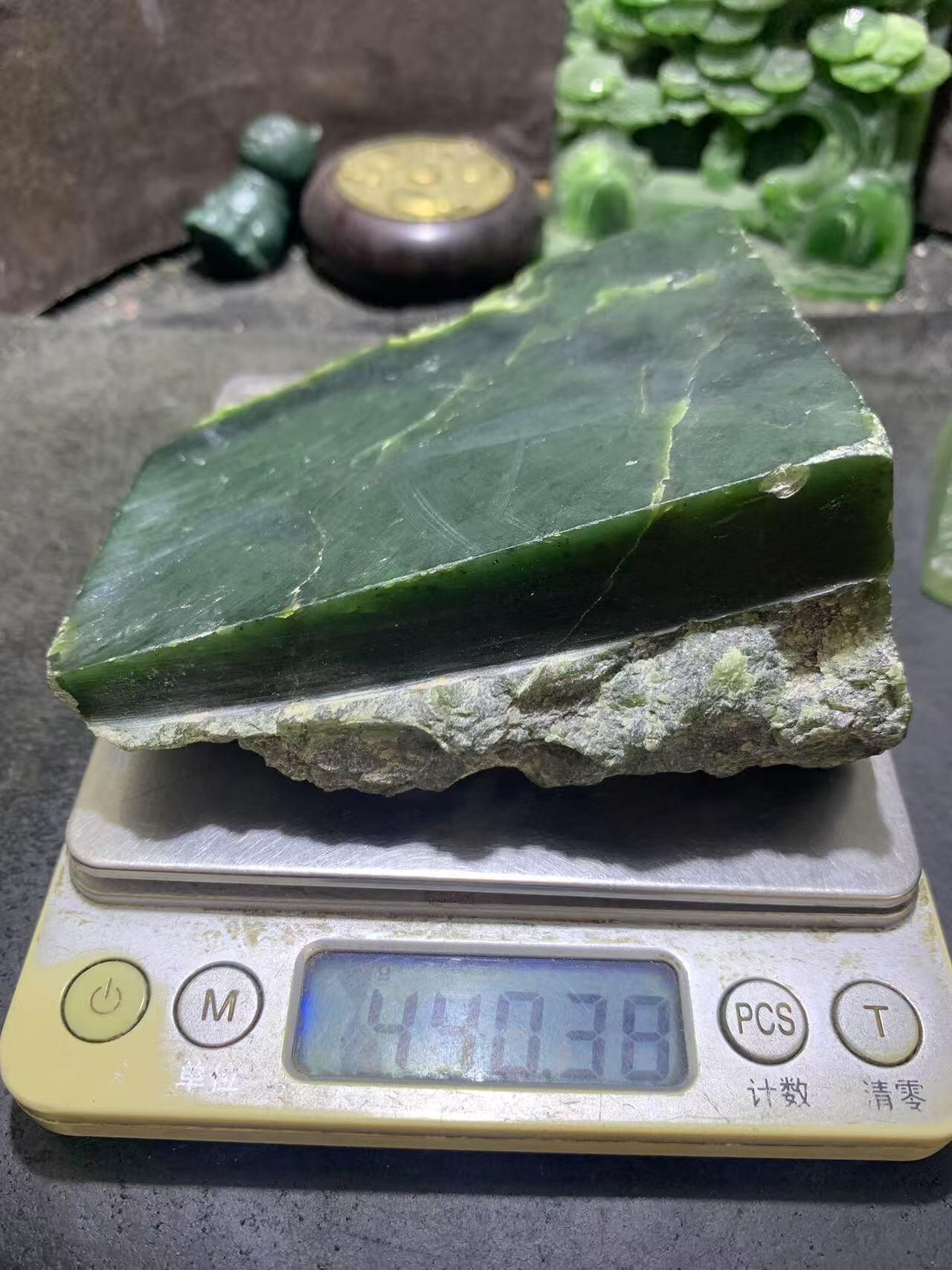 本物保証❣️天然無処理和田玉碧玉　高品質潤い満陽緑大粒碧玉ブレスレット　鑑定書付き 天然和田玉碧玉粉绿粉青12毫米左右一条（C3-261）
