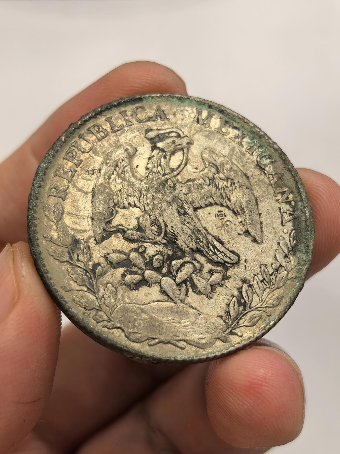 博洋堂德系小专场暨第132期（全场包邮） 墨西哥1897年MO AM版花边鹰洋 深打原味罐装货