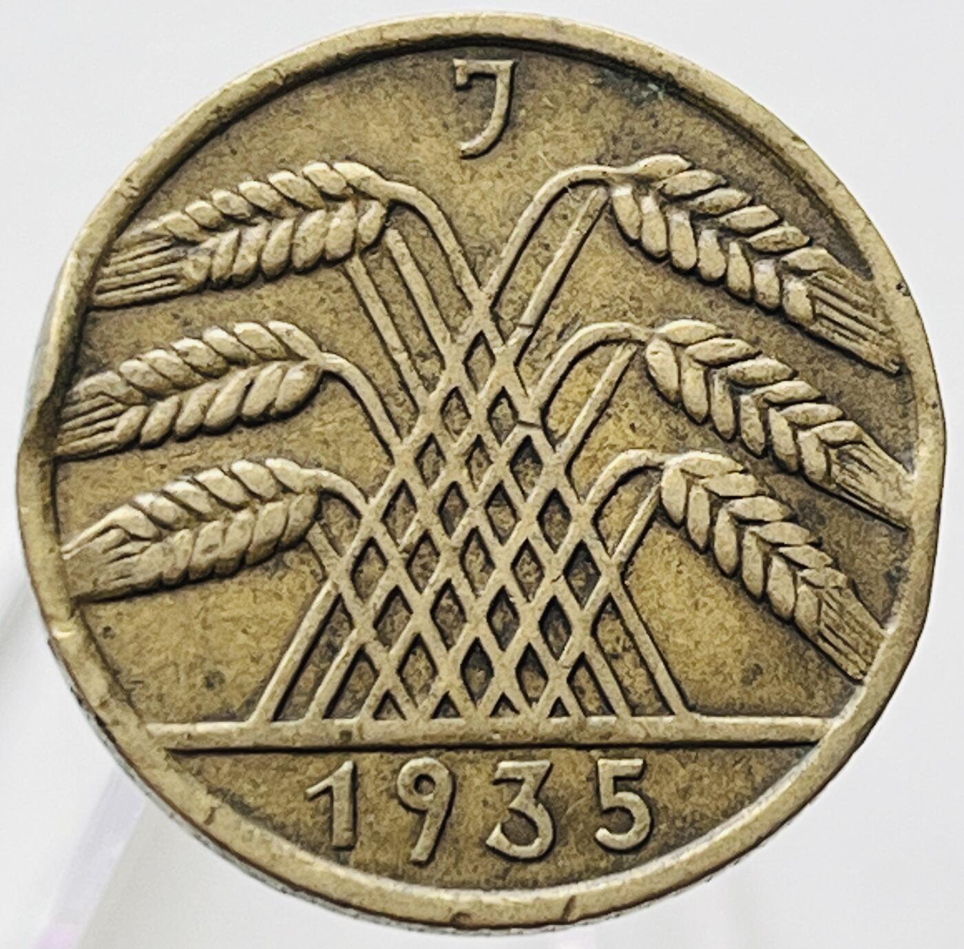 神仙姐姐-中外币专场19 1935年德国10芬尼