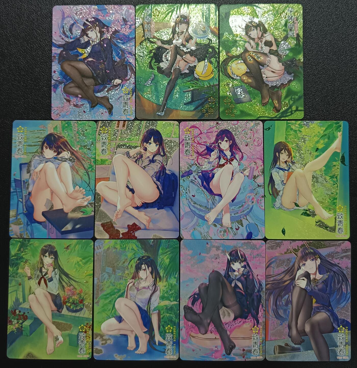 天玑星卡拍第一百零八期《7.28周一截拍》持续收拍收评中 满赠卡需备注 驴歪歪卡牌 致青春 钻闪 十一张 自制卡
