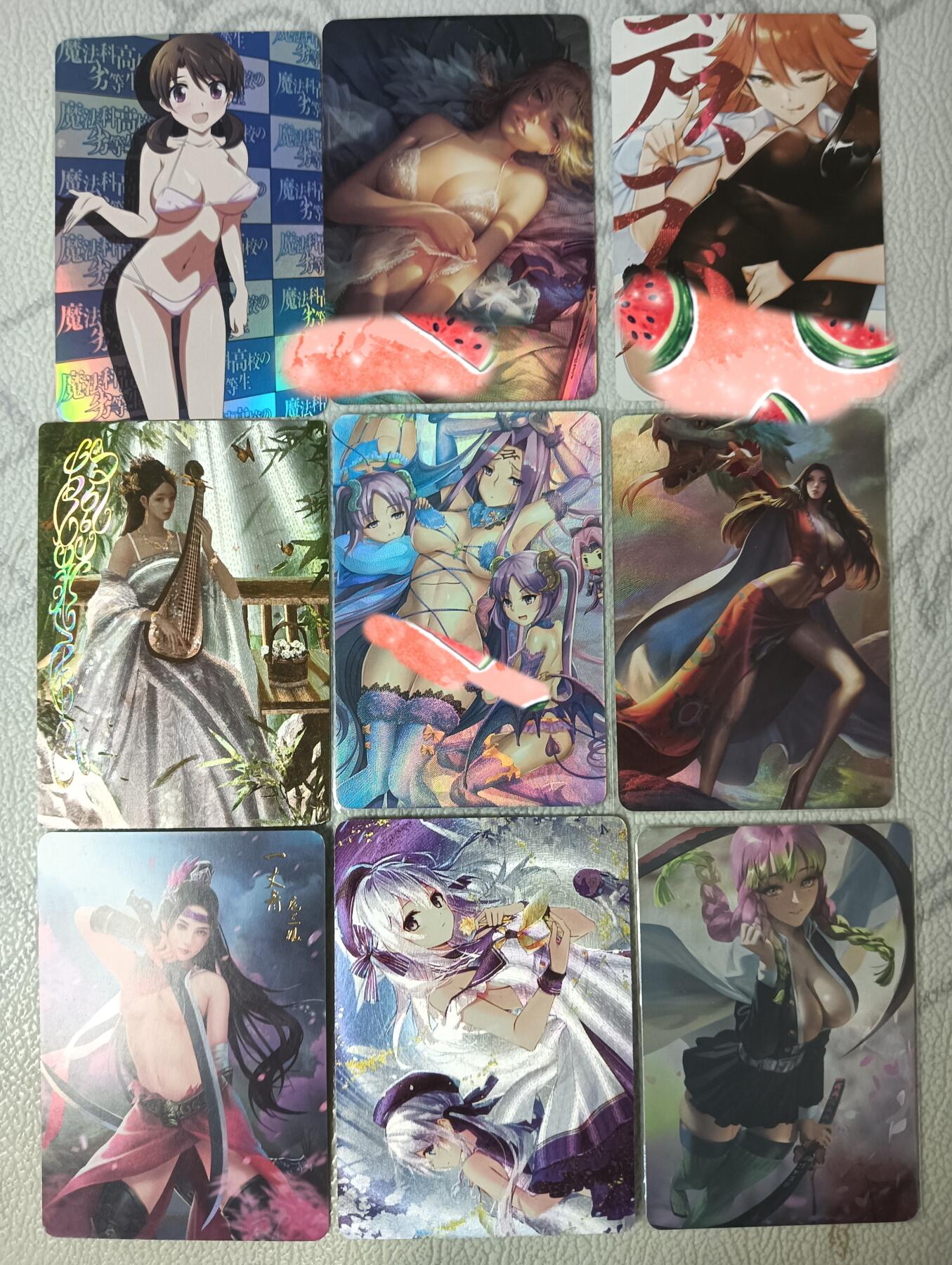 花开卡拍第32期（7月27号周日截拍，品控勿拍!!!拍品不寄存，运费5元，自制卡难免瑕疵，可能存在轻微撞角爆边等出厂瑕疵，品控介意勿拍！）