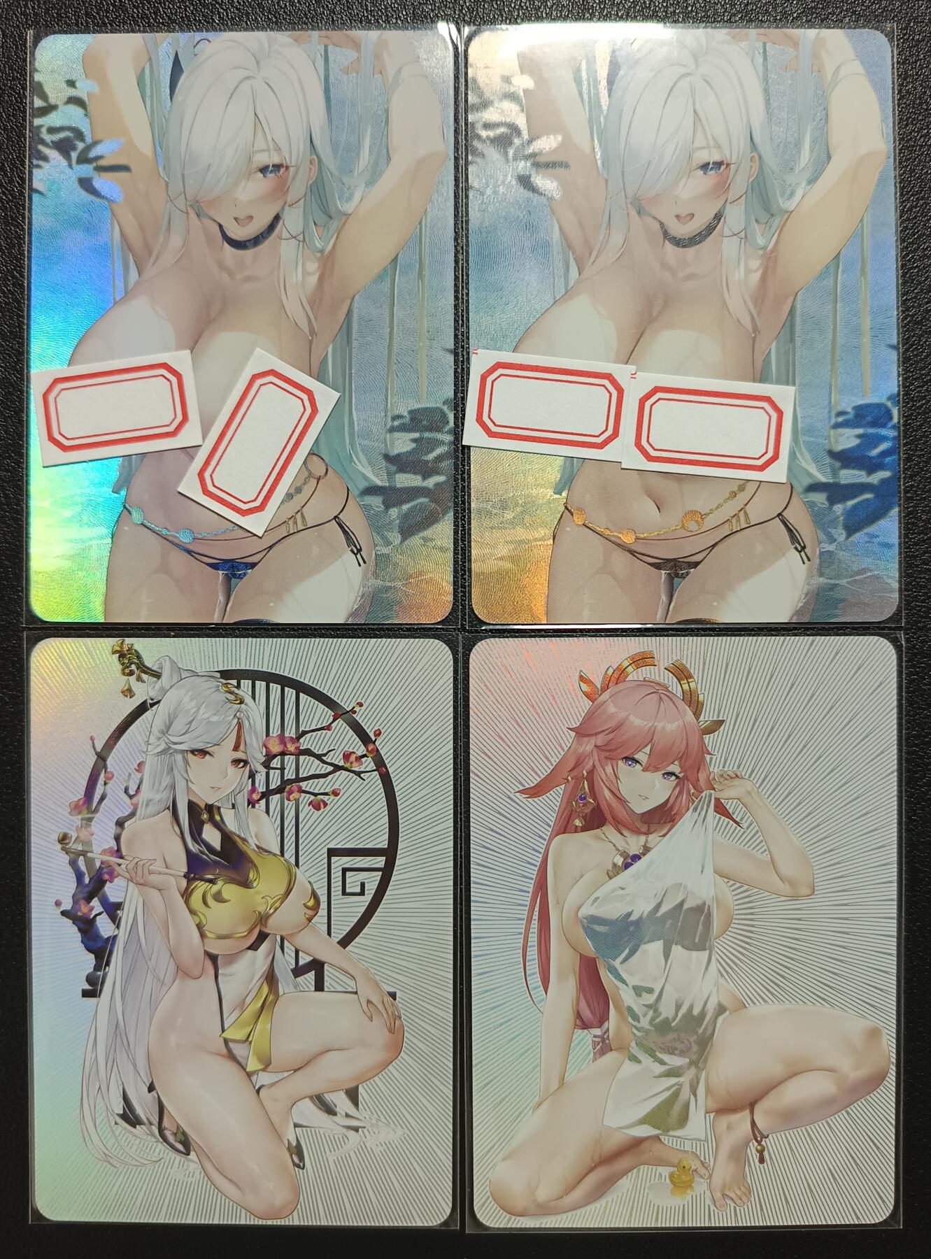 天玑星卡拍第一百零八期《7.28周一截拍》持续收拍收评中 满赠卡需备注 动漫美女 四张 过于性感介意勿拍 自制卡